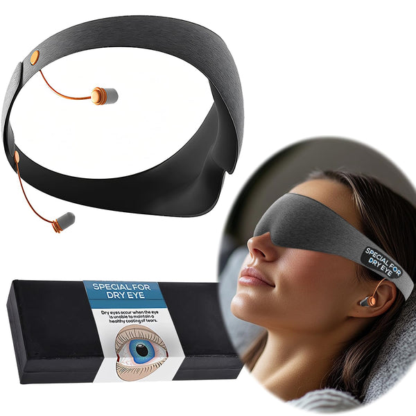 Moisture Chamber Glasses for Dry Eyes Soft Sleep Mask for Dry Eyes Soft Sleep Goggles Reusable Dry Eye Sleep Mask Lightweight Eye Mask for Dry Eyes Sleep Eye Mask Goggles